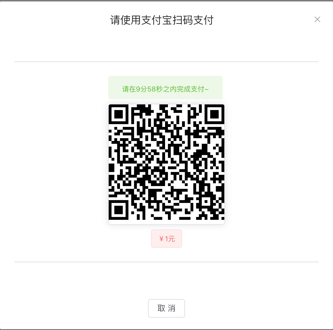 支付页面